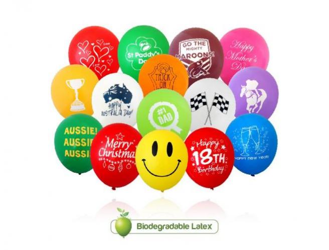 Pre-Printed Balloons