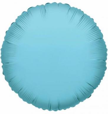 Round Baby Blue Foil Balloon (45cm)