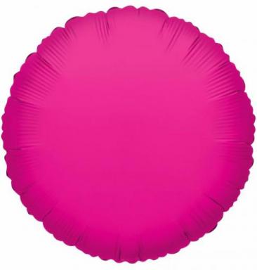 Round Hot Pink Foil Balloon (45cm)