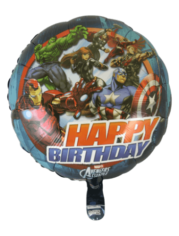 Avengers Happy Birthday Foil Balloon (45cm, single pk)