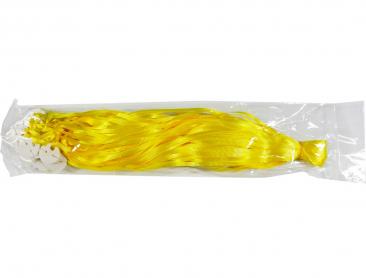 Balloon Ribbon and clip Yellow 50pk