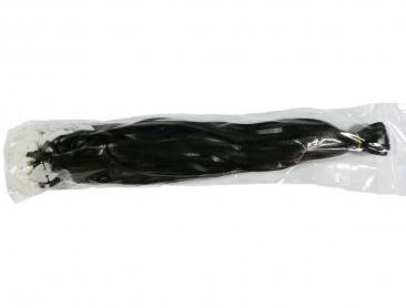 Balloon Ribbon and clip Black 50pk
