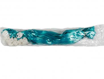 Balloon Ribbon and clip Teal 50pk
